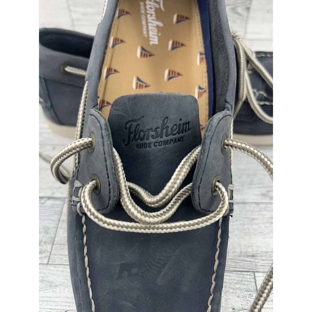 Florsheim Shoes Mens Size 10.5M Leather Boat Deck‎ Casual 11872-410